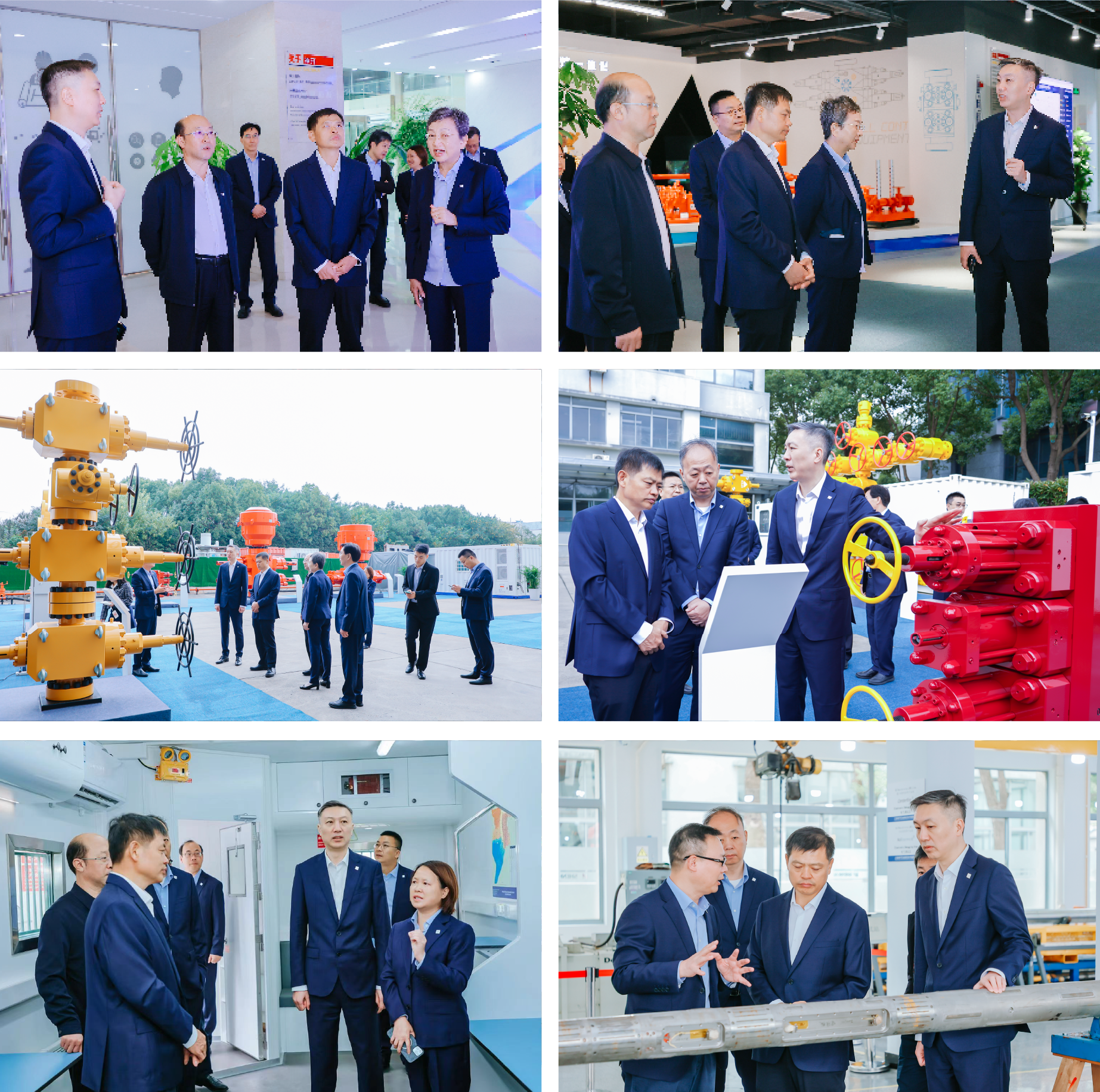 中國石化領導劉會友、張建闊一行蒞臨神開參觀考察(圖3) 中國石化領導劉會友、張建闊一行蒞臨神開參觀考察(圖3)